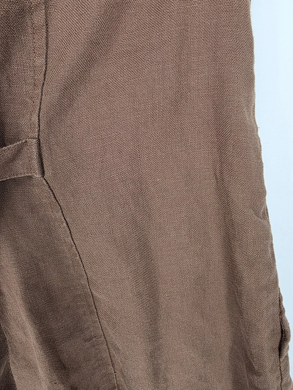 J. Jill Brown Linen Jacket, Sz M